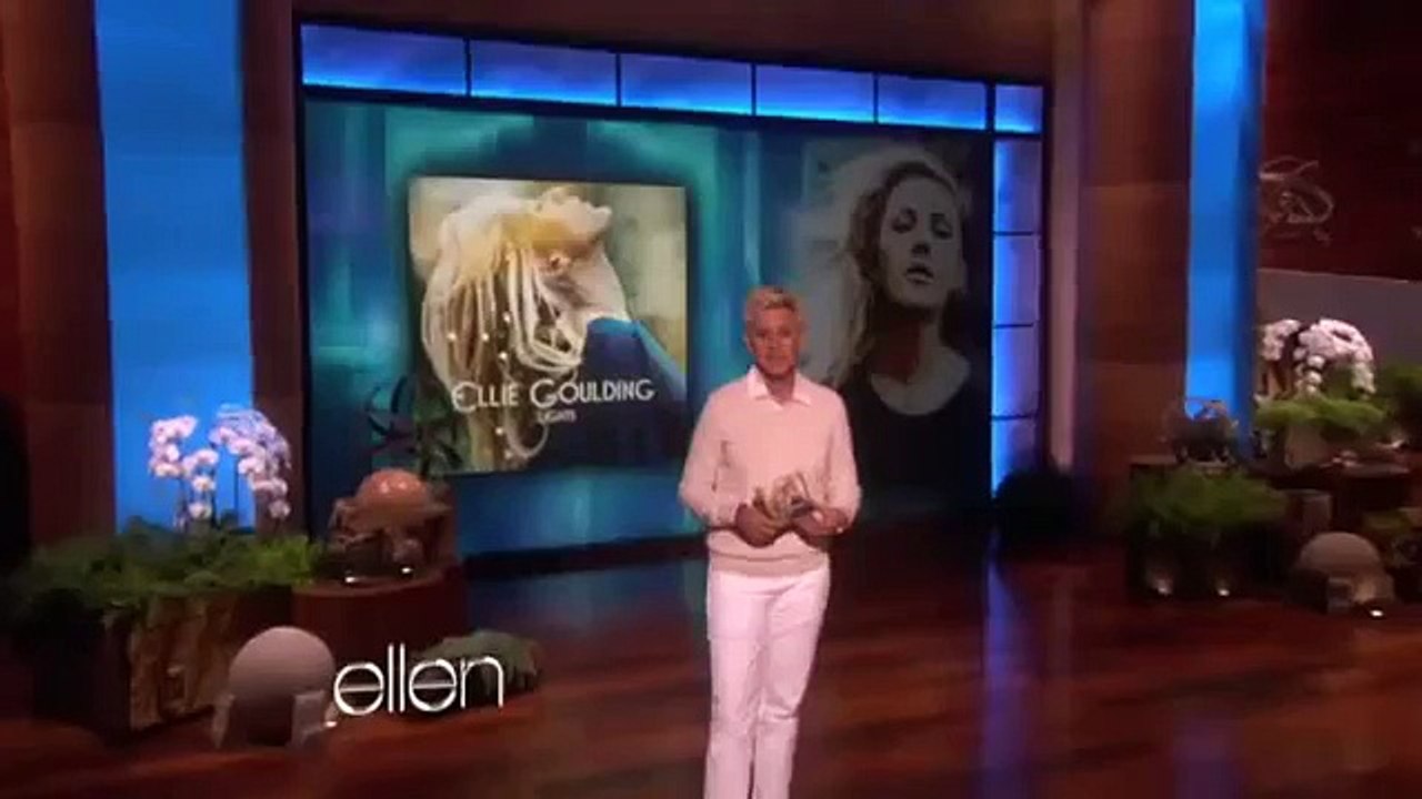 Ellie Goulding performs 'Lights' on The Ellen Show