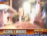 Chicos de 12 años alcoholizados en boliche bailable