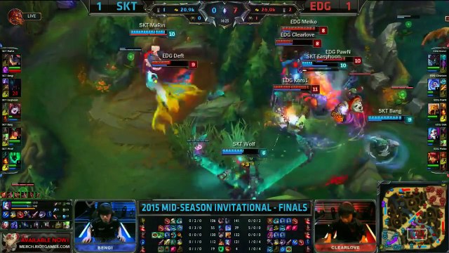 SKT vs EDG G3 - SK Telecom T1 vs EDward Gaming G3