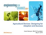Agricultural Devices: Designing for Adoption and Success
