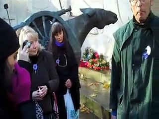 Purple Poppy: Commemorating the Animal Victims of War.