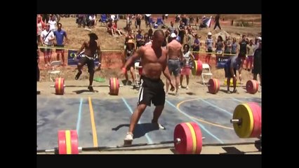 Crossfit Games 2008. Jason Khalipa is the top winner of the the Competition