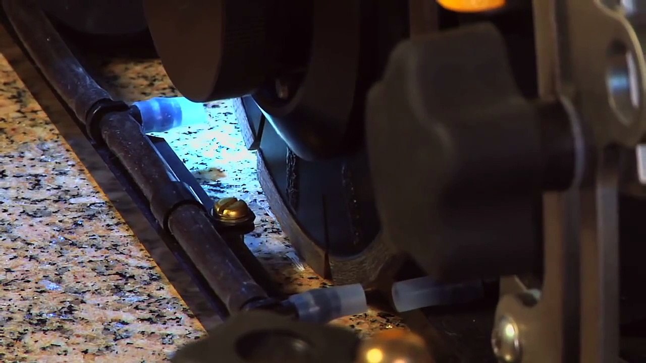 How To Cut a Perfect Circle in Granite - AccuGlide PRO Stone Saw in Action!