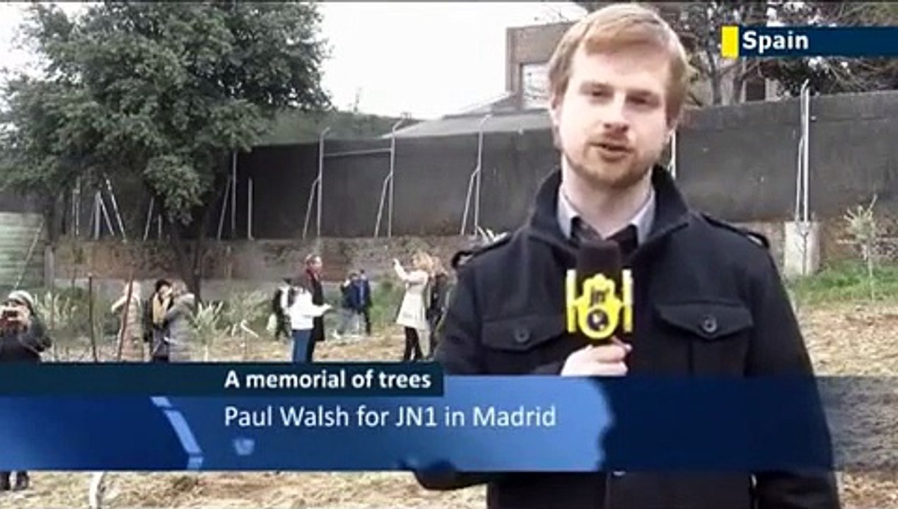 Dalia Rabin plants tree in Madrid ceremony: daughter of former Israeli PM Yitzhak Rabin