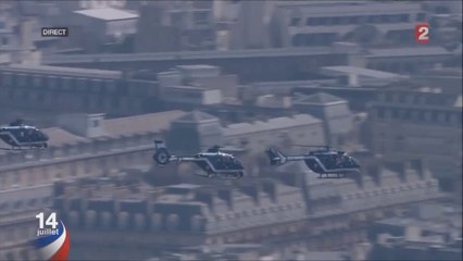 Vidéo au dessus de PARIS le 14-07-2015 ( vidéo antenne 2 )