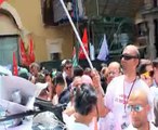 Il Momento dello STRALCIO in piazza Montecitorio!