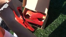 Nike Mercurial Vapor 10 Unboxing Hyper Punch/Metallic Gold/ Black-Zlatan & Hazard Boots