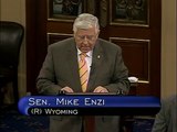 Senator Enzi speaks out against EPA carbon grab before final vote