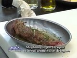 Reteta saptamanii - Muschiulet de porc la cuptor cu ierburi aromate si sos de legume