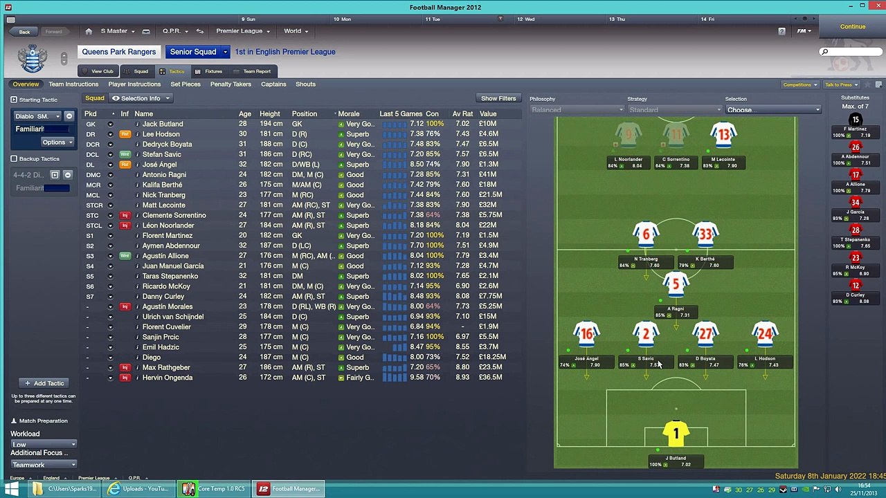 Amazing Diablo Tactic Fm 2012 For Football Manager 2012.