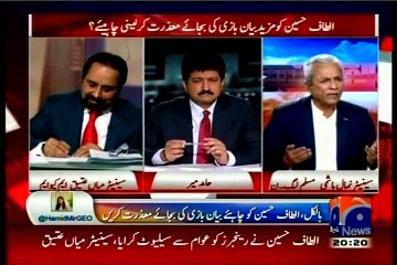 GEO Capital Talk Hamid Mir with MQM Mian Ateeq (14 July 2015)