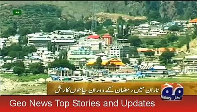 Geo News Headlines 14 July 2015, News Pakistan Today, Tourist Rush in Naran during Ramadan