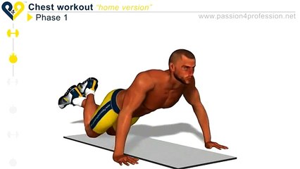 افضل تمارين لعضلة الصدر البنش للمستوي الاول للمبتدئين