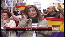 Manifestaciones de apoyo a Garzón