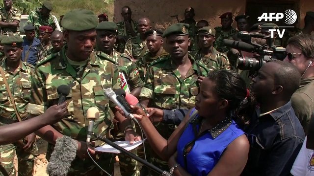 Burundi forces arrest suspected rebels, seize weapons
