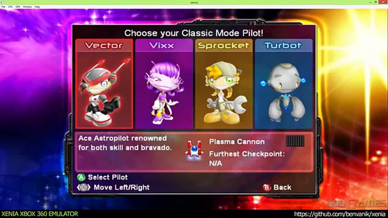 Xenia Xbox 360 Emulator - Astro Pop Deluxe Ingame!