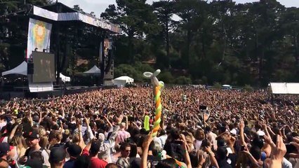 Lorde - Tennis Court (Flume Remix) Live @ Outside Lands 2014 (HD)