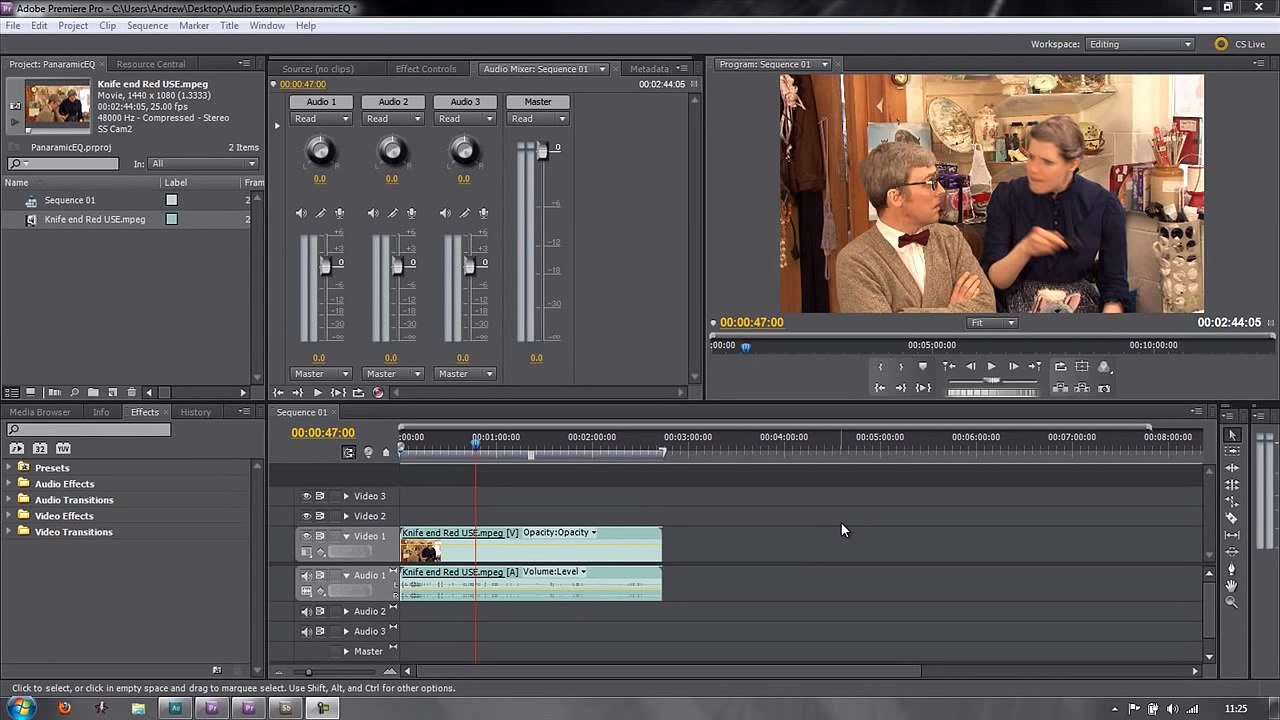 Premiere Pro: Sweetening Audio with Parametric EQ
