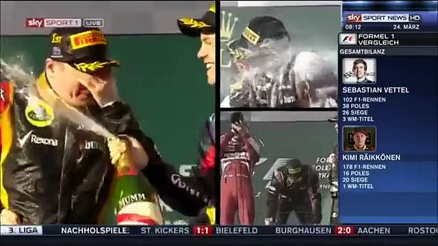 SkySport Malaysia 2013 - Kimi Räikkönen and Sebastian Vettel (German)