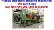 Secondhand Late Model Plastic Injection Molding Machines For Sale Call 616-200-4308