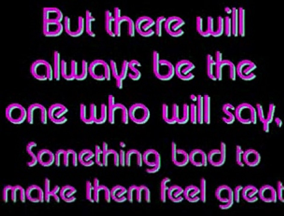 sugababes - ugly - with lyrics