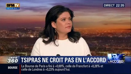 Tsipras a signé le couteau sous la gorge ! Raquel Garrido (BFM)