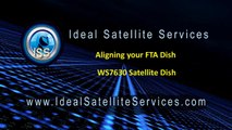 How to set up an fta satellite system or aligning an FTA dish