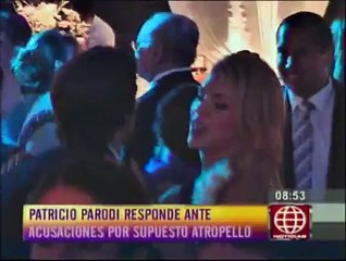 Patricio Parodi negó haber atropellado a fotógrafo (VIDEO)