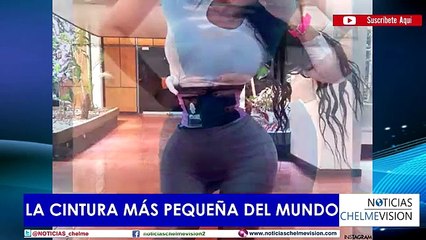 INCREIBLE:Esta mujer tiene la cintura mas pequeña del mundo