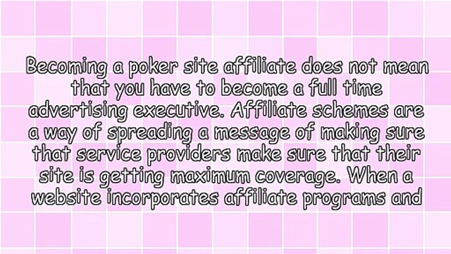 Poker Affiliate Program Success: Business Building Tips For Affiliates