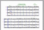 Mozart's Musical Joke K.522 live video/audio score sample