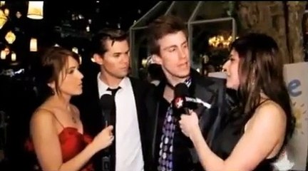 Gavin Creel and Andrew Rannells at the 2009 Tonys
