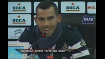 Torcedores do Boca Juniors lotam a Bombonera para receber Tevez