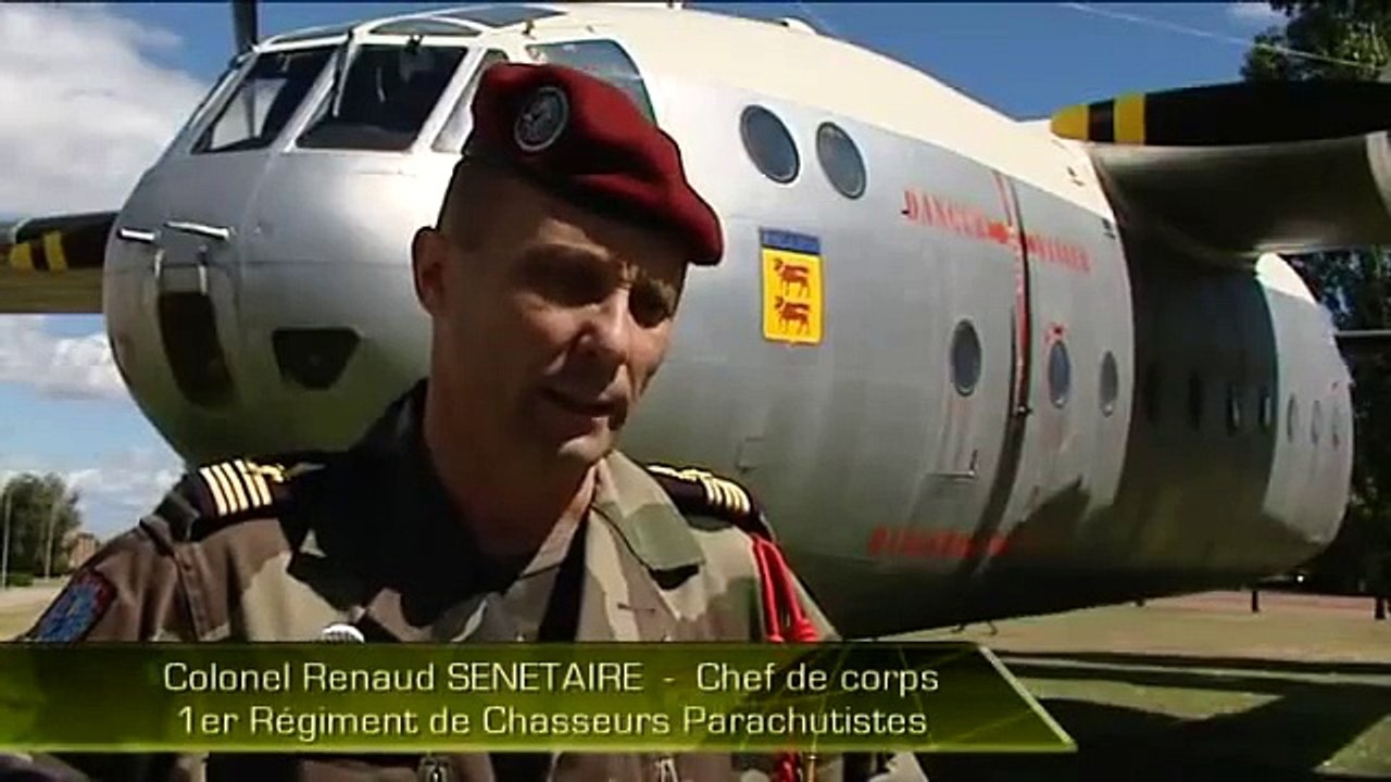 Visite du CEMAT au 1er régiment de chasseurs parachutistes de Pamiers