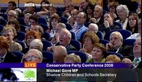 Michael Gove conference speech