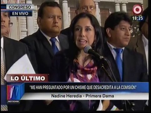 Nadine Heredia arremete contra Pérez Tello: Está desacreditada