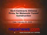 Govt contracts Chinese firms for Melamchi tunnel construction