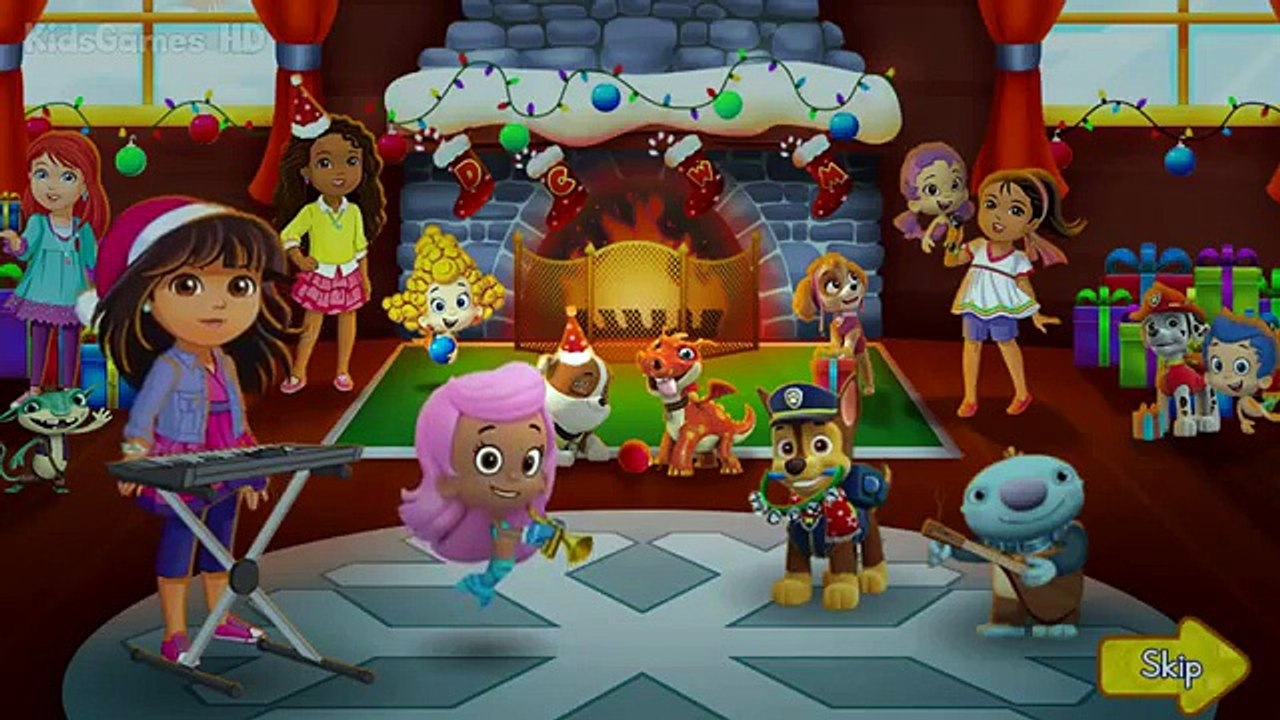 Nick Jr Christmas Game - Starring Bubble Guppies, Dora The Explorer, Paw Patrol & Wallykazam !
