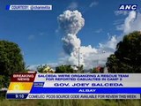 Albay Gov. Joey Salceda: We are organizing a rescue team for reported casualties