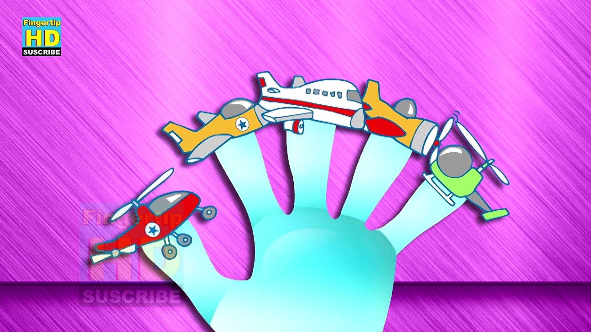 Airplane  Finger Family 5 Collection Finger Family - Nursery Kids