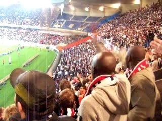Fin du match psg - le mans