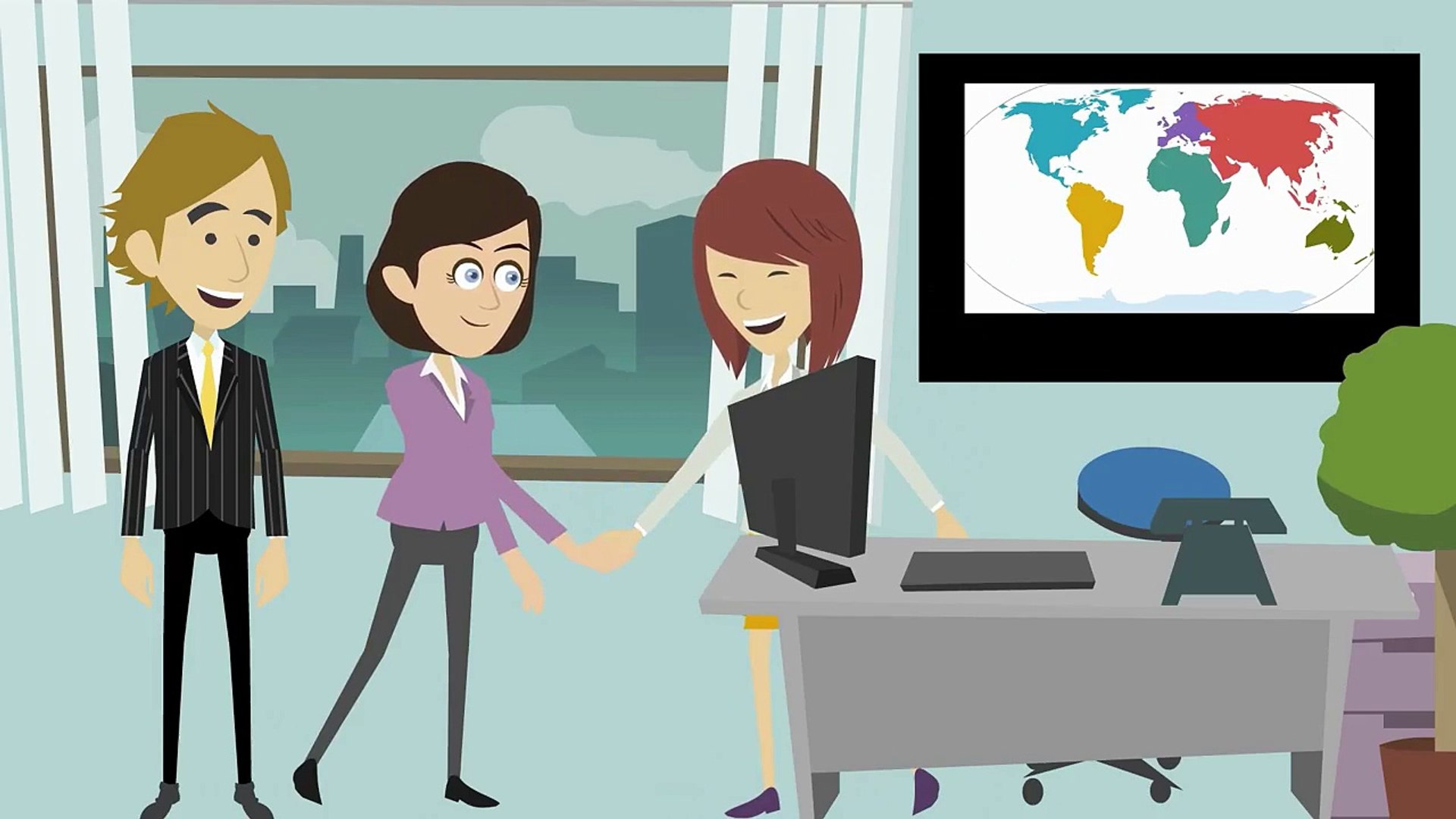 ⁣2d animation Explainer Video for EONetwork  By SendThem.Info Video services