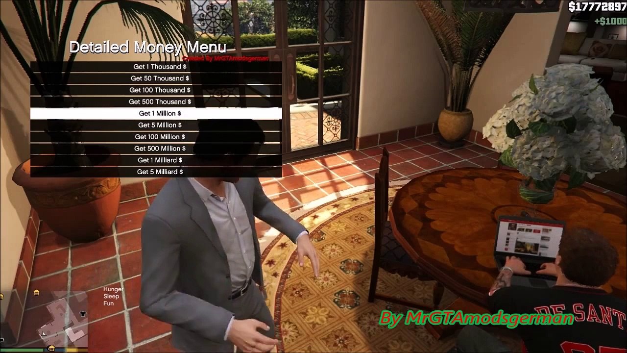 GTA V [PC] Detailed Money Menu By MrGTAmodsgerman