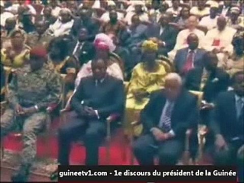1e discours du nouveau président de la Guinée Conakry -21-12-2010