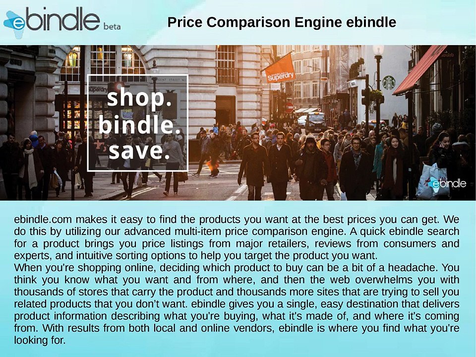 Price Comparison Engine