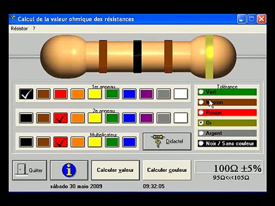 Software  de calculo de Resistores - Engenharia