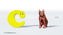 3D Animation Alphabet ABC Phonics Songs - A is For Apple - Nursery Rhyme