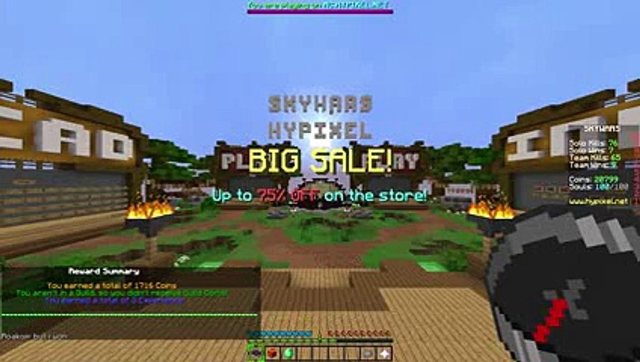 Minecraft TEAM SKY WARS 'SHARPNESS 4 SWORD!' #4 w PrestonPlayz & Pete