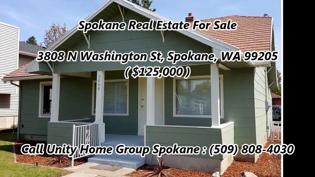Spokane Real Estate For Sale by Unity Home Group Spokane 3808 N Washington St, Spokane, WA 99205