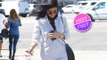 Kylie Jenner rocks thigh high heels heading to Kardashians set after date with Tyga